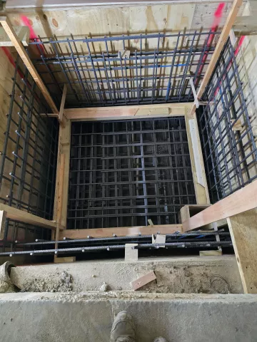 Lift pit - Reinforcement